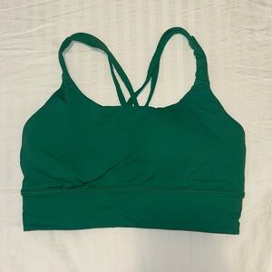 Lululemon Longline Energy bra raceway green